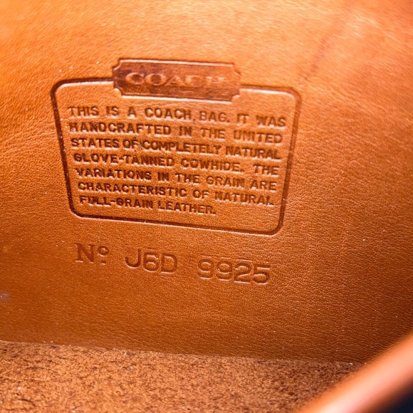 Vintage Coach 9925  Brown Leather Crossbody/Shoulder Bag - Picture 10 of 10